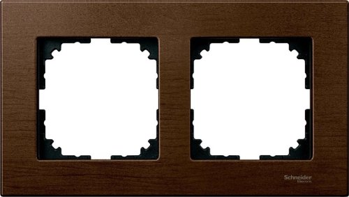 Рамка универсальная Schneider Electric Merten M-Elegance 2-м. дерево орех  картинка